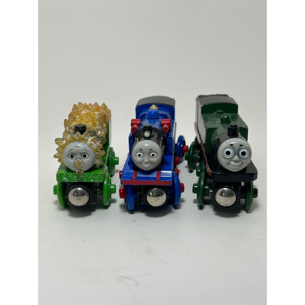 Thomas & Friends Wooden Railway Whiff Belle Jack Frost Percy Train Lot‎ of 3